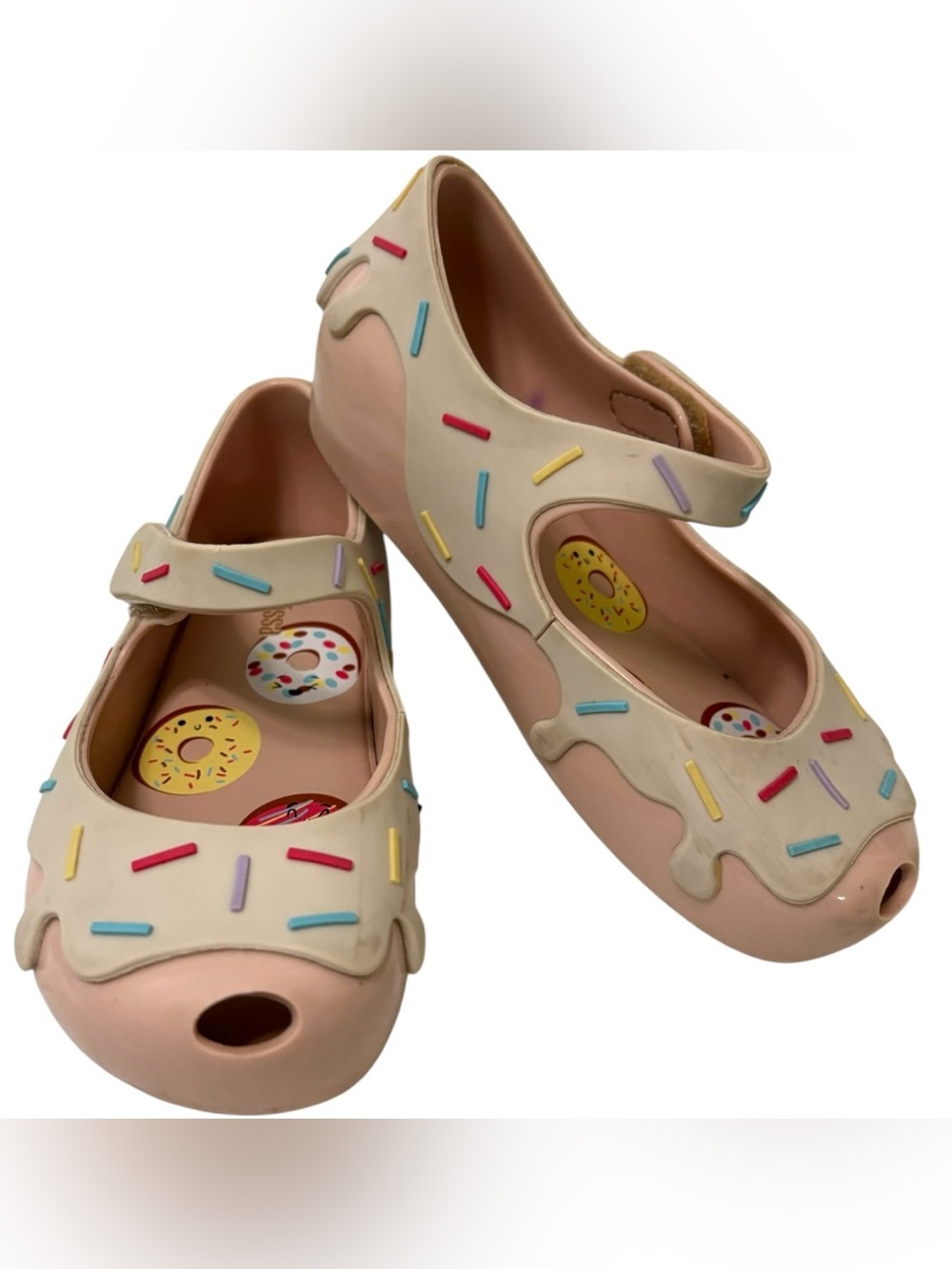 MINI MELISSA ULTRAGIRL DONUT Jelly Mary Jane Shoes size 10 Toddler